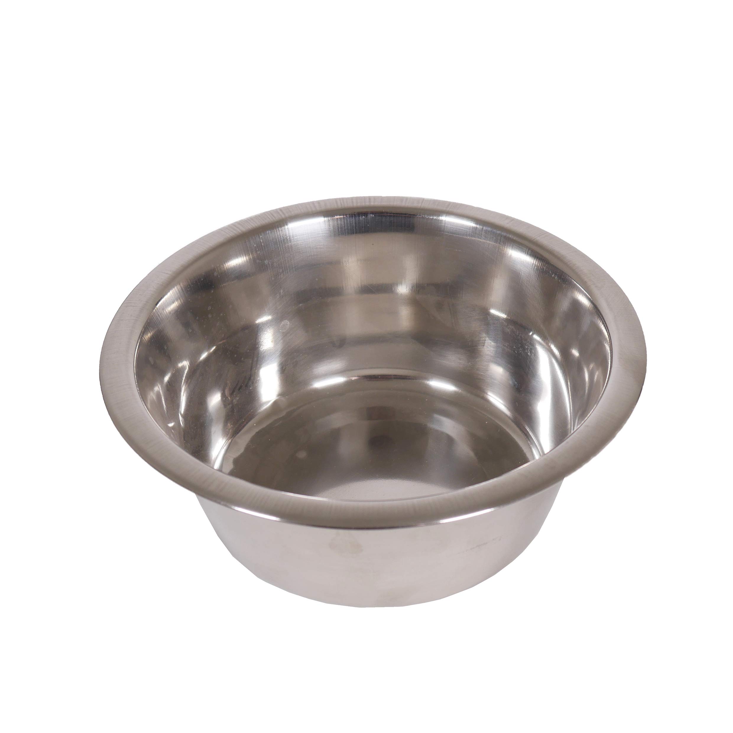 Rosewood Cuenco elevado de metal para perros medianos con un soporte elevado y dos cuencos de acero inoxidable para agua y comida, grande