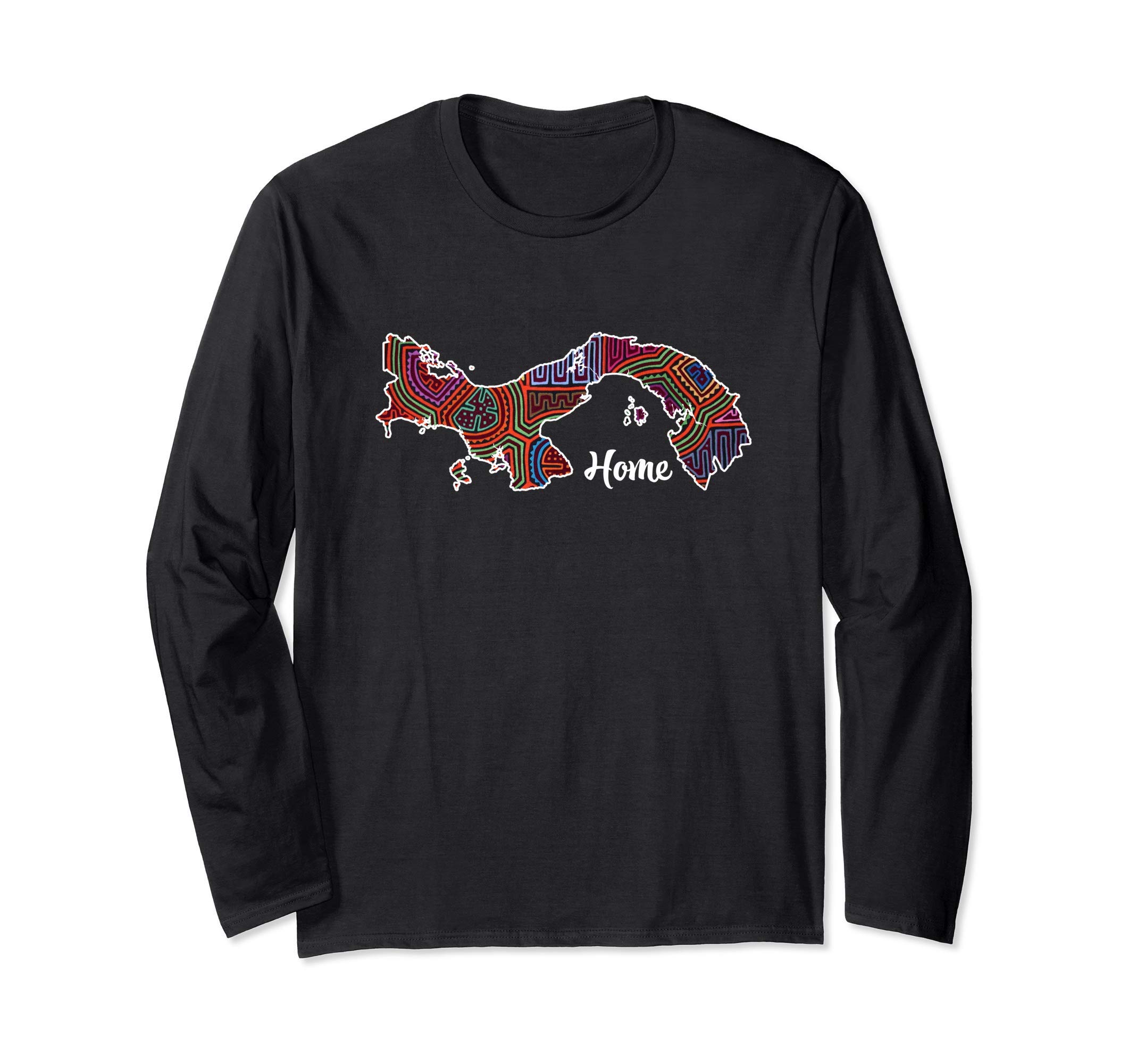 Panama home - Mola Guna art Long Sleeve T-Shirt