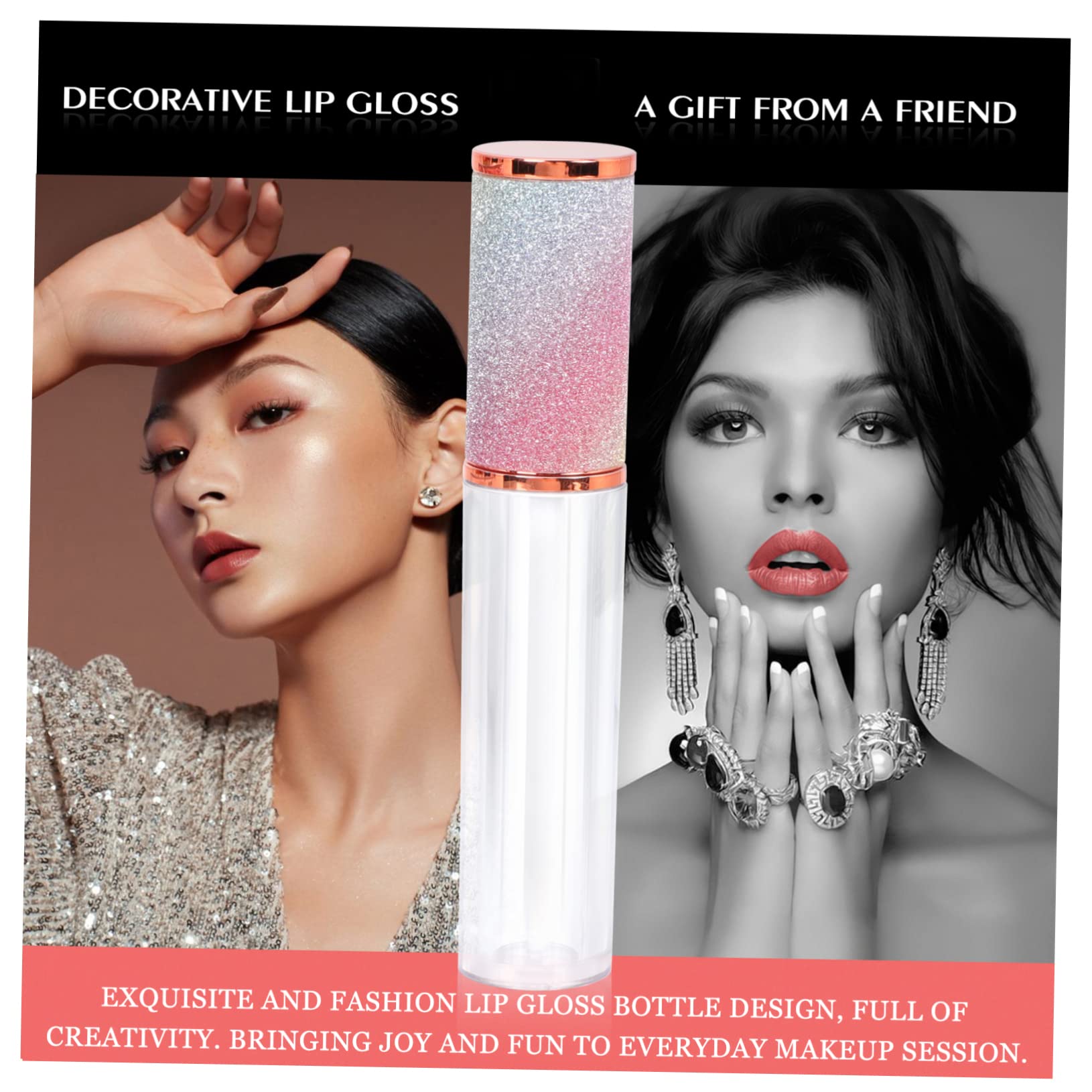 Nachfüllbare Lipgloss Tuben 5ml Abs, für Lippenpflege | Rundform, Tragbar für Alltag und Reise, Wiederverwendbar, Leicht und Praktisch im 20 Stück Packung