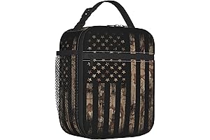 Kids Army Lunch Bag - Insulated Camo Lunch Box for Boys