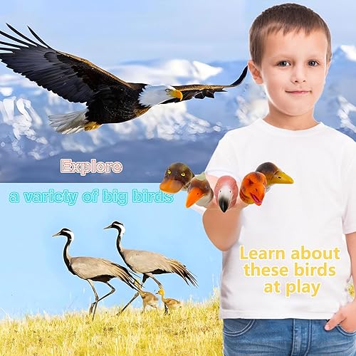 Miniatura 4 de Lindos juguetes de marionetas de dedo de animales, marionetas de panda y marioneta de ardilla, marionetas de animales para contar roles, un