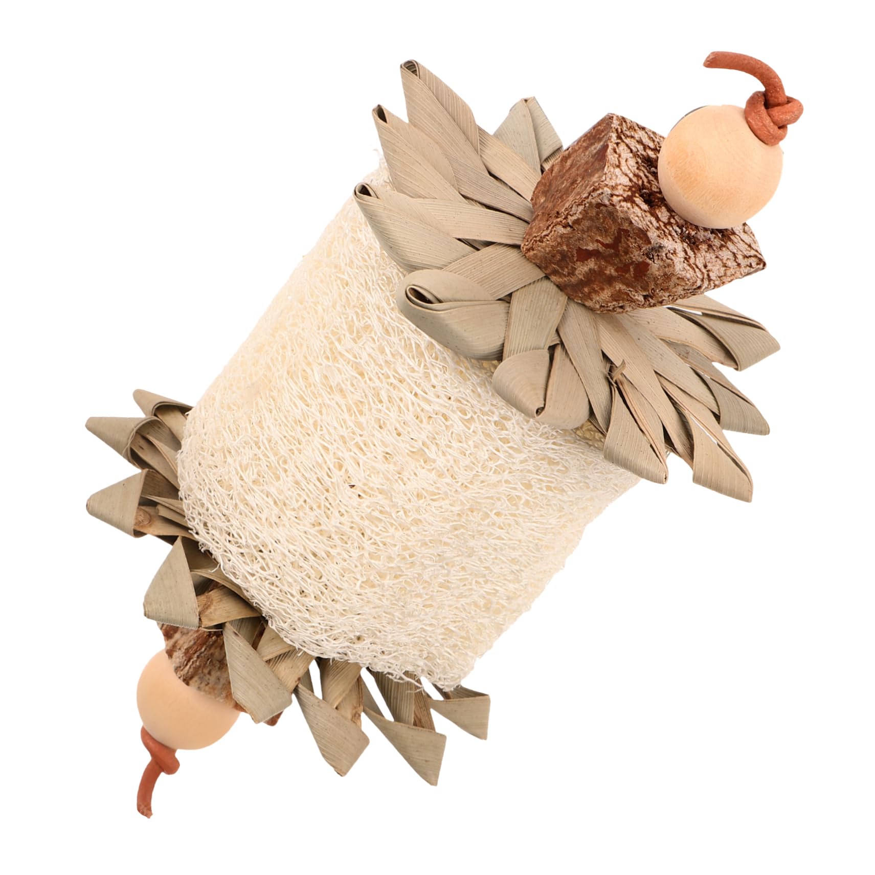 Happyyami Jouet à Mordre pour Perruche Jouet à Mordre pour Oiseau à Mâcher pour Oiseau Pendentif pour Cage à x Molaire pour