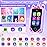Kids Smart Phone for Girls Gifts - Toddler Christmas Birthday Gift for Age 3 4 5 6 Year Old, Kids Cell Phone Toy with Touchscreen, Dual Cameras, Learning, Kid Mp3 Player, Games with 32 GB Card