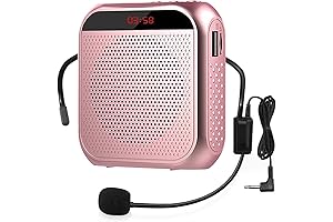 Portable Voice Amplifier with Microphone for Teachers