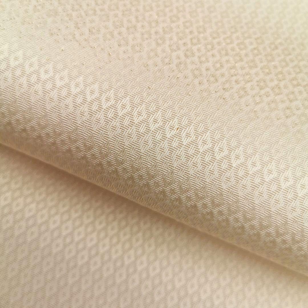 未使用 高貴】装束のよう つやつや 丸文 地紋 紋意匠 - 着物・浴衣 