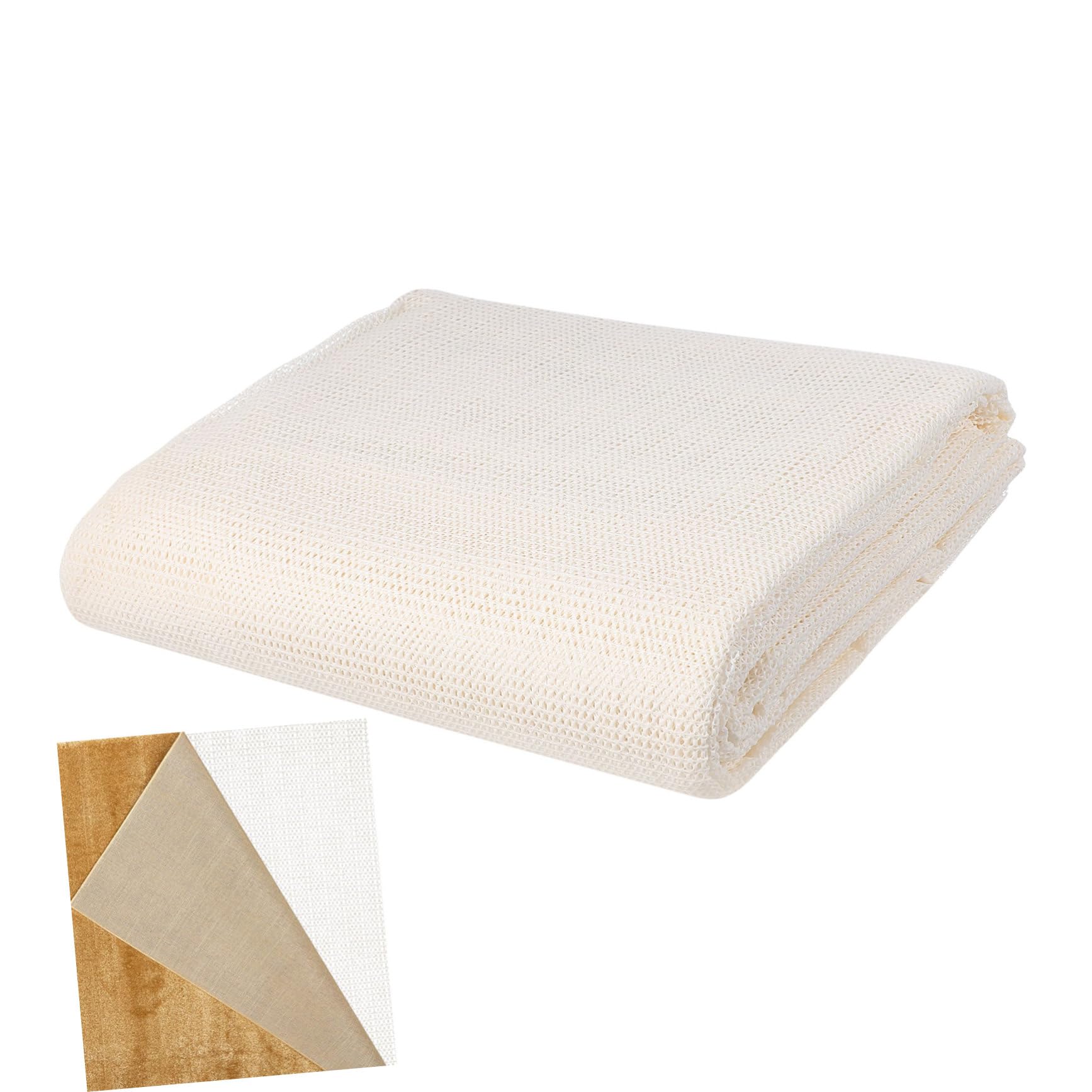 Tapis Antidérapant PVC Rigide Protection pour Sols Durs Protège Tapis Glissement et Bords Relevés