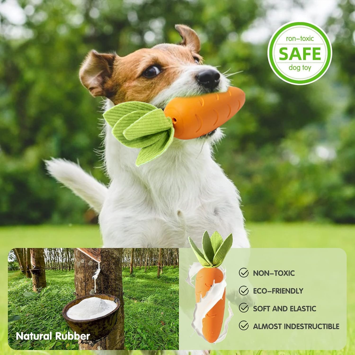 2TRUL Dog Toys for Aggressive Chewers Interactive Squeaky Indestructible Dog Toys to Keep Them Busy, Reduce Boredom - Image 4