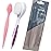 Silicone Face Scrubber Double Side, Beomeen Handheld Facial Cleansing Brush 2 in 1 Face Cleanser Brush for Deep Cleansing and Exfoliating, Blackhead Makeup Removal 2 Pcs