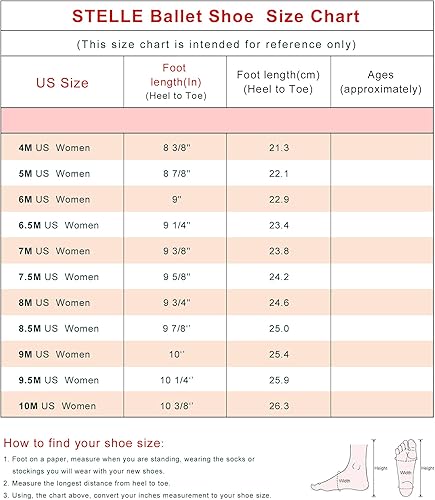 Miniatura 6 de Stelle Zapatos de ballet para mujer, lona altamente elástica, zapatillas de ballet para adultos, suela dividida, zapatos de baile de yoga para niñas