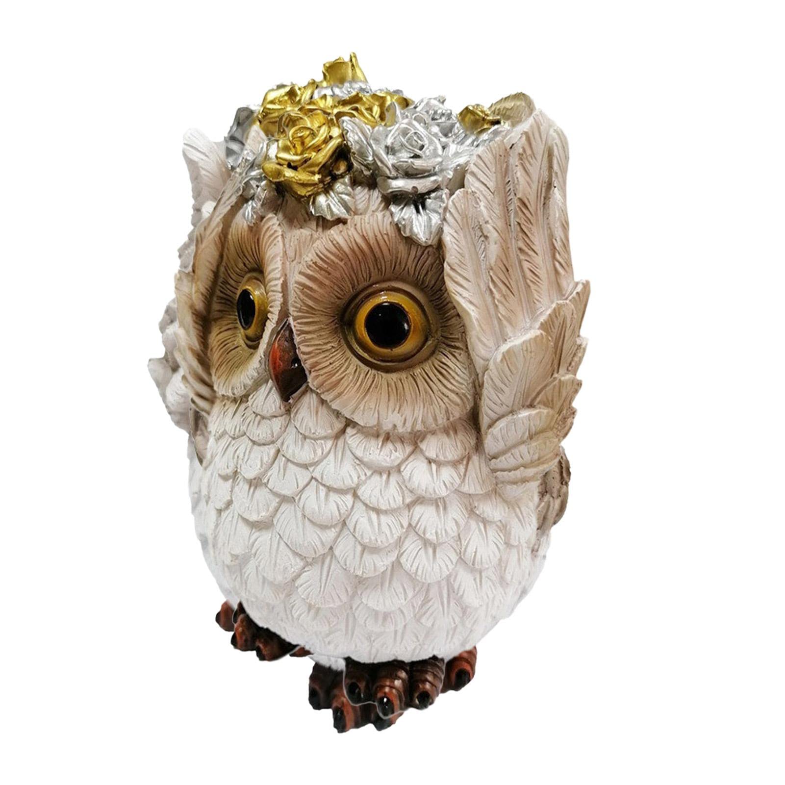 Uil Standbeeld Decor Uil Beeldjes, Modern Home Decor, Vogelstandbeeld, Decor Item voor, Lounge Slaapkamer Decoratie, Boeken, TV, Zwart