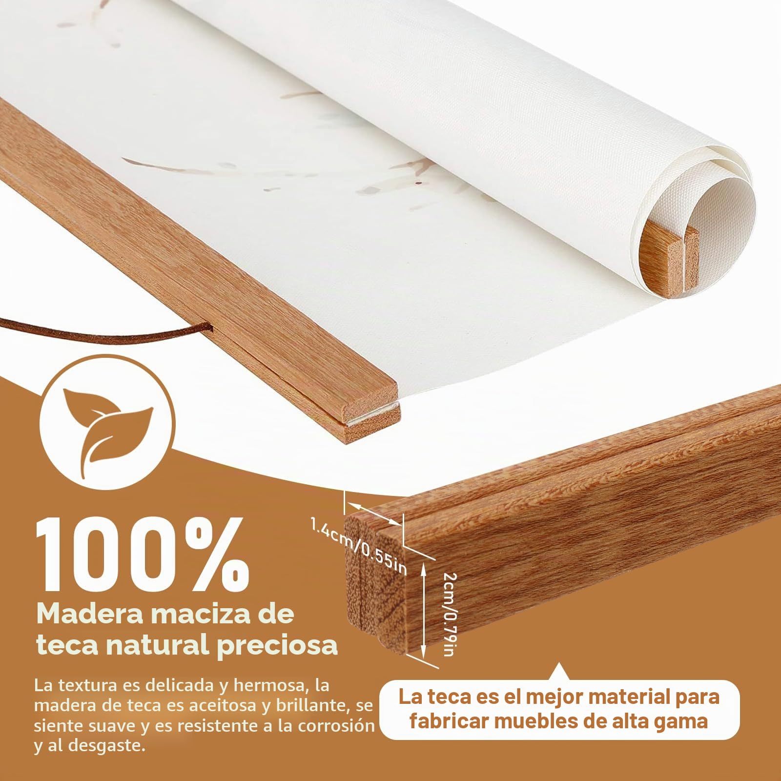 3 Piezas Marco de Fotos de Madera Magnética 21cm,Marco Fotos Magnetico,Colgador para Carteles con Teca para Colgar Carteles,Fotos,Dibujos y Obras de Arte (3 piezas 21cm)
