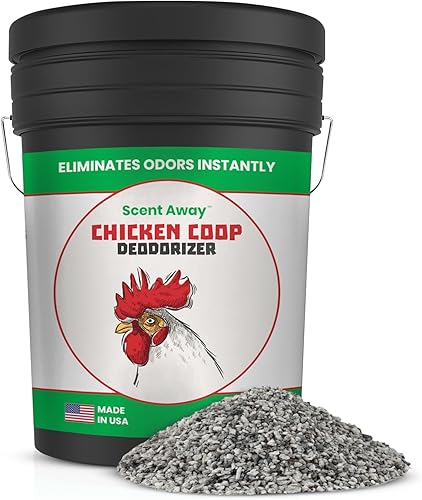 Vista 5 de Chicken Coop Deodorizer Coop Refresher Ropa de cama sin fragancia Active Carbon y Zeolita Combo elimina olores 25 libras (25.0 lbs)