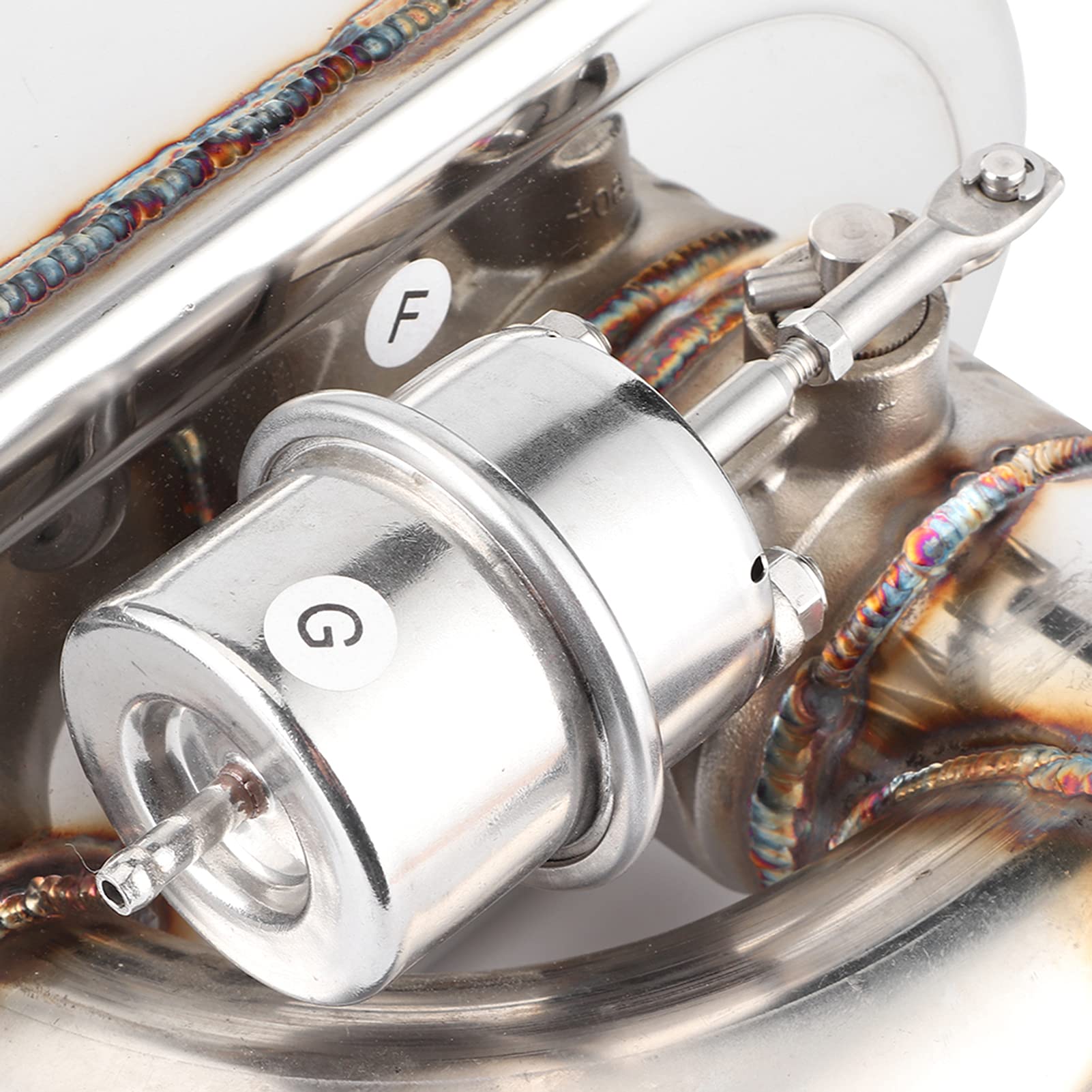 Bomba de Vacío de Escape, Válvula de Escape Eléctrica Universal para Automóvil de 63 Mm Dispositivo de Puerto Remoto de Acero Inoxidable Tubo de Bomba de Vacío Silenciador Variable