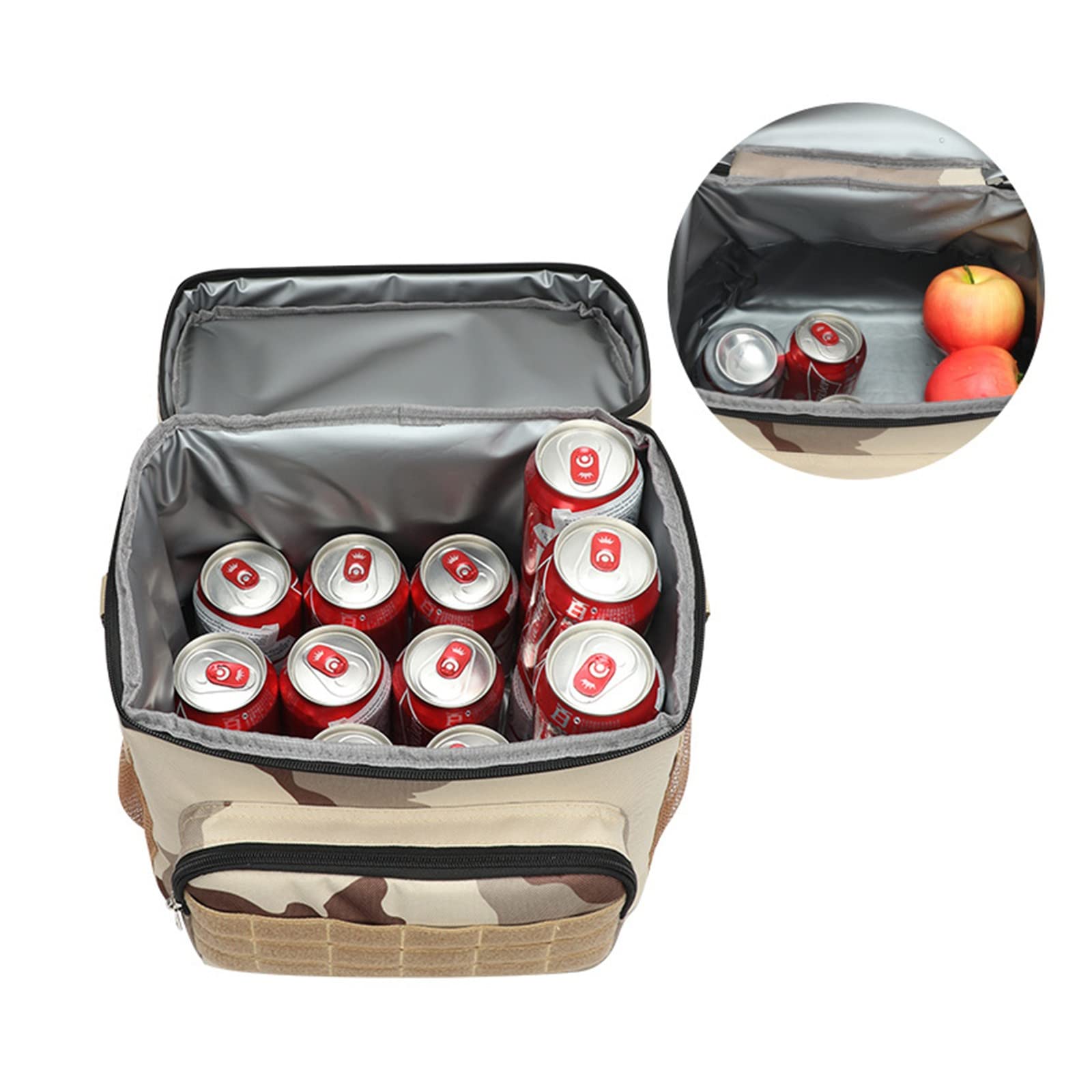 Große, wasserdichte Isoliertasche for Picknicks for Kalt-/Warmhalten(E)