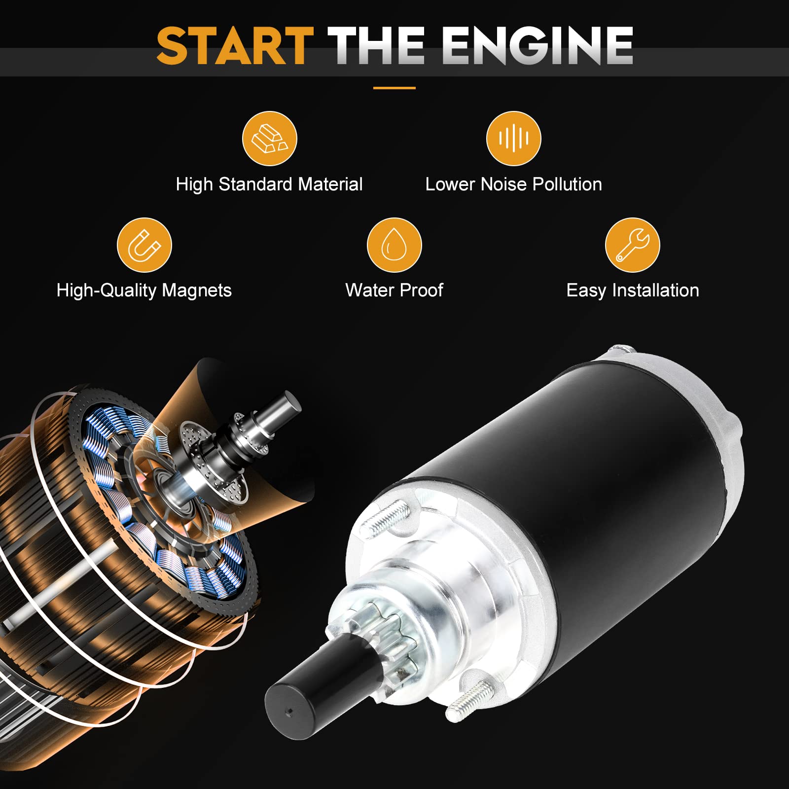 ILONPA Automotive Starter Motor