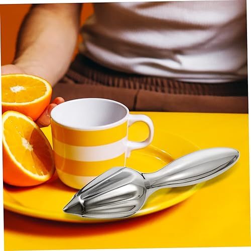 Miniatura 5 de HEMOTON Exprimidor de limón de acero inoxidable Exprimidor de cítricos Exprimidor manual de frutas Exprimidor de limón Granada Pomelo Limón Limón