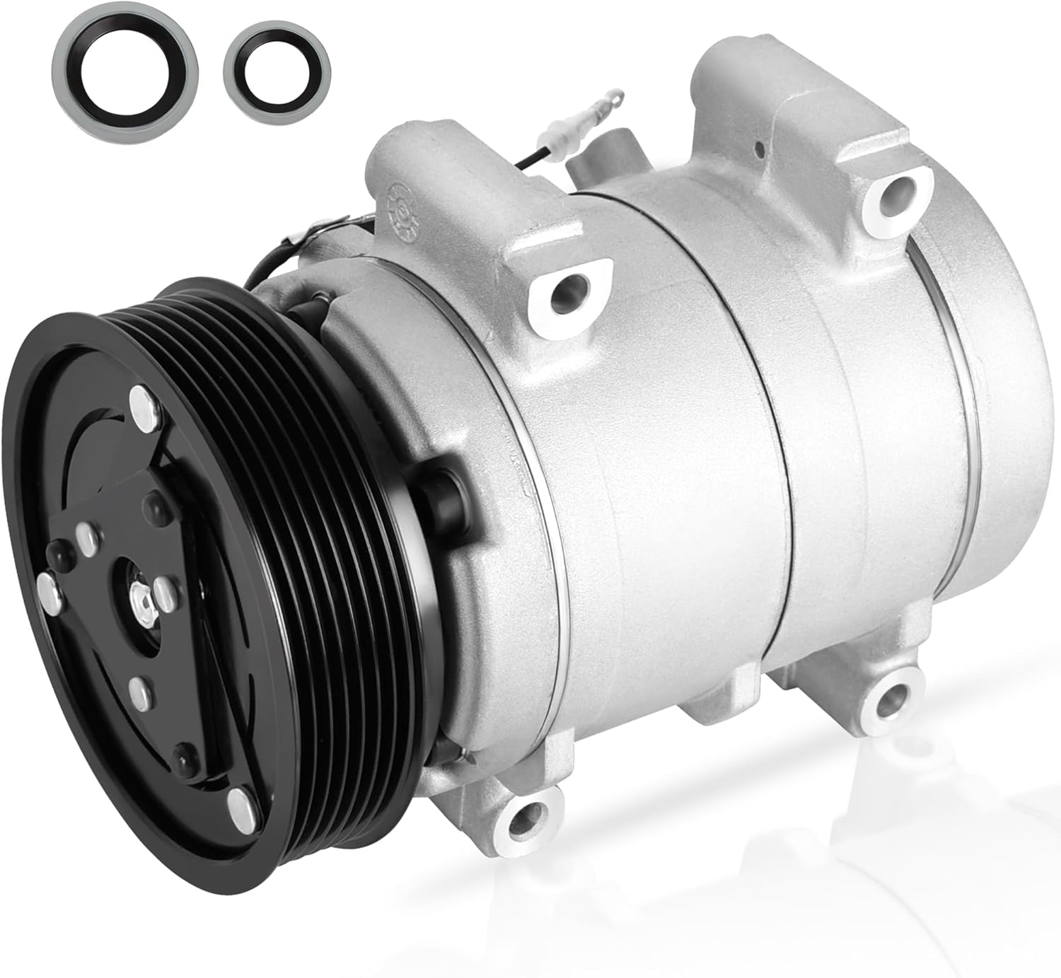 HYR Automotive Air Conditioning Compressor AC Compressor with Clutch Compatible with Toyota Tacoma 2005-2015 2.7L 4.0L, 7 grooves, Replace# 8832004060, 68677, CO10835C