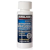 Vista 1 de Kirkland Signature Minoxidil para hombres 5% de fuerza extra para el crecimiento del cabello para hombres vqzjBI, suministro para 1 mes