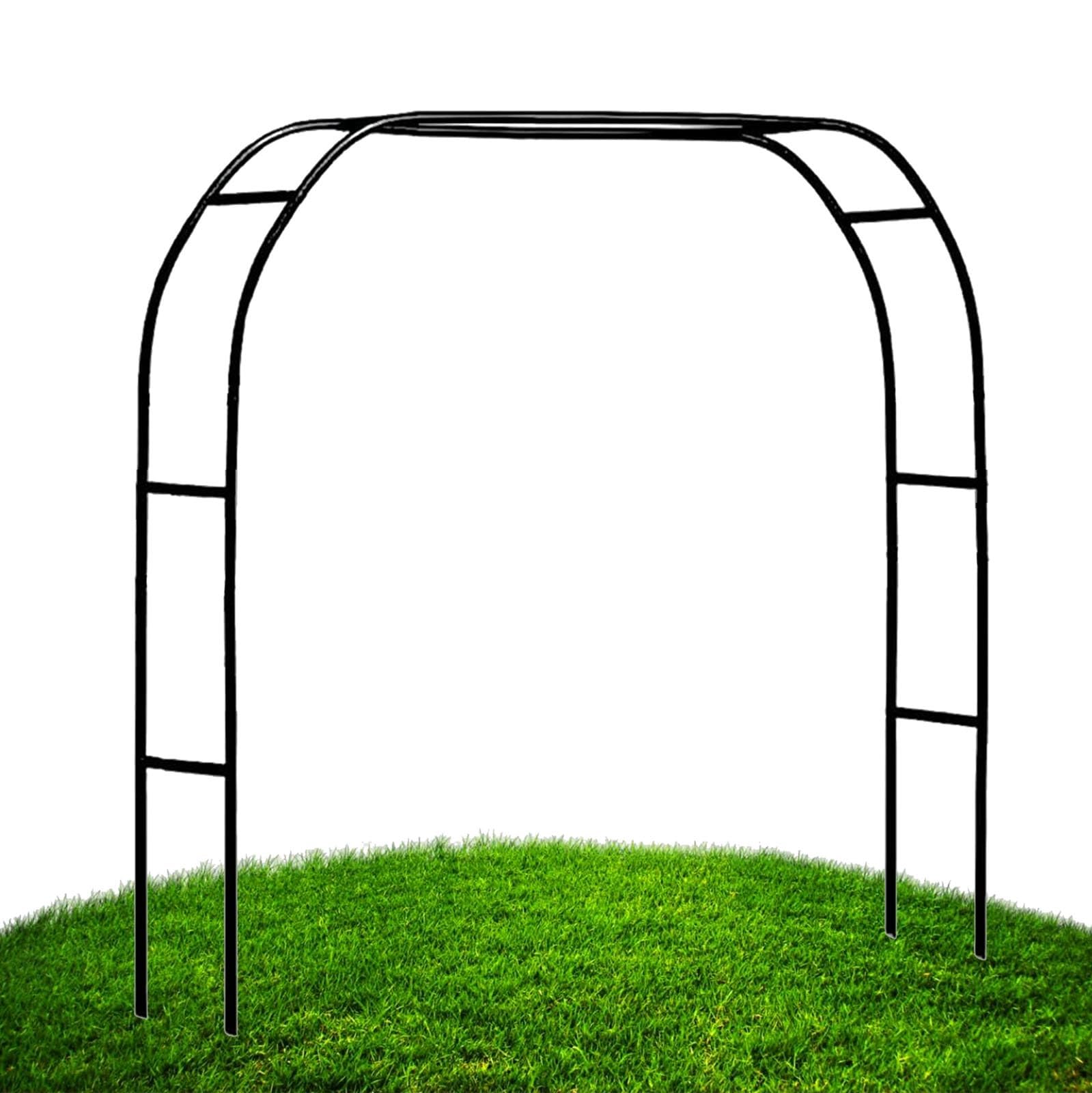 Arche de jardin pour treillis floral et création d'une allée romantique