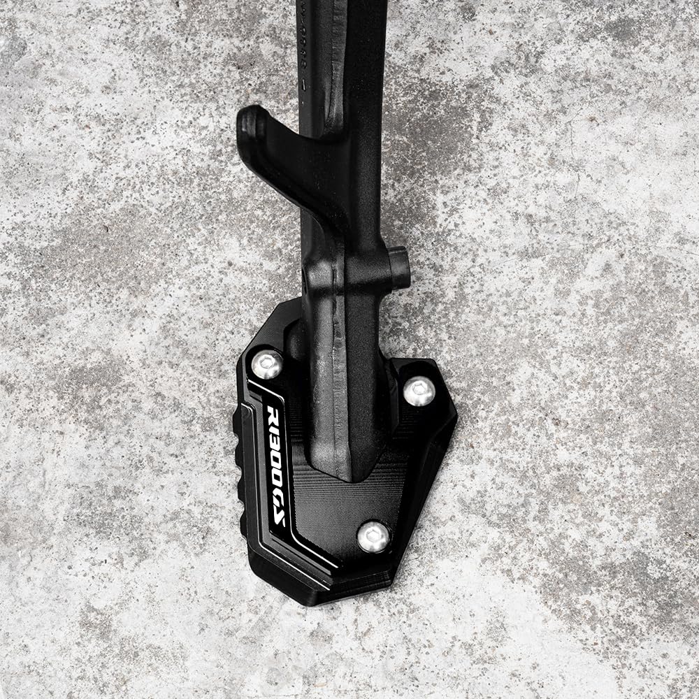 piastra per cavalletto laterale per moto per BMW R1300GS GS1300 R 1300 GS Adventure ADV Opzione 719 2023 2024 2025 r 1300 gs accessori piastra per supporto del cavalletto (Nero)