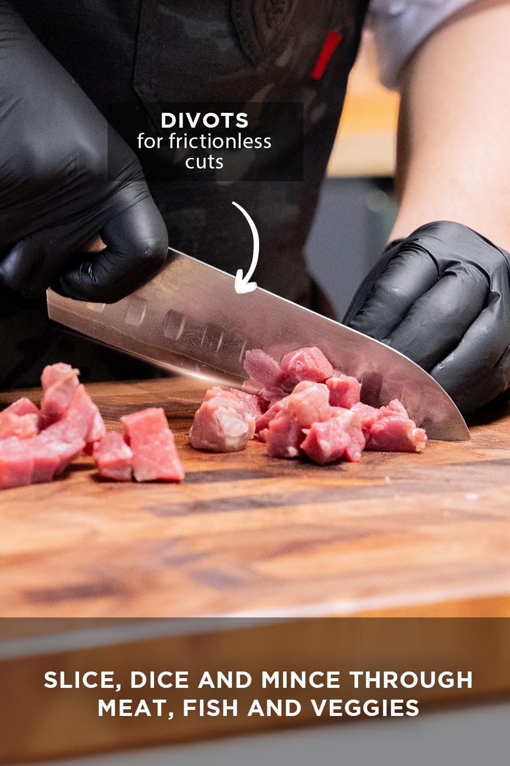 Dalstrong Santoku Knife - 7 inch - Shogun Series - Damascus - Japanese AUS-10V Super Steel 67 Layers - Black G10 Handle - Vegetable Knife - Vacuum Treated - Kitchen Knife - Sheath Included