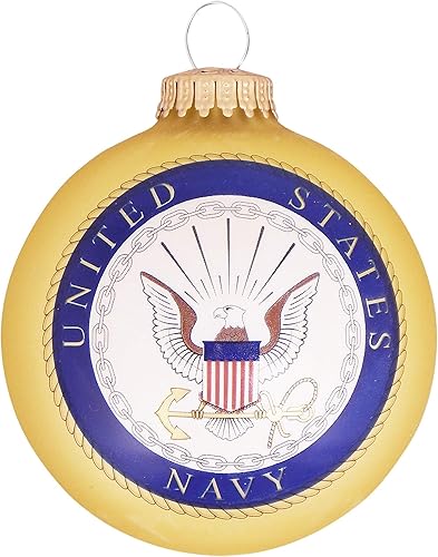 Miniatura 2 de Adornos de árbol de Navidad fabricados en los Estados Unidos - Bolas de vidrio coleccionables decoradas de 80mm 3.25" de Christmas by Krebs -