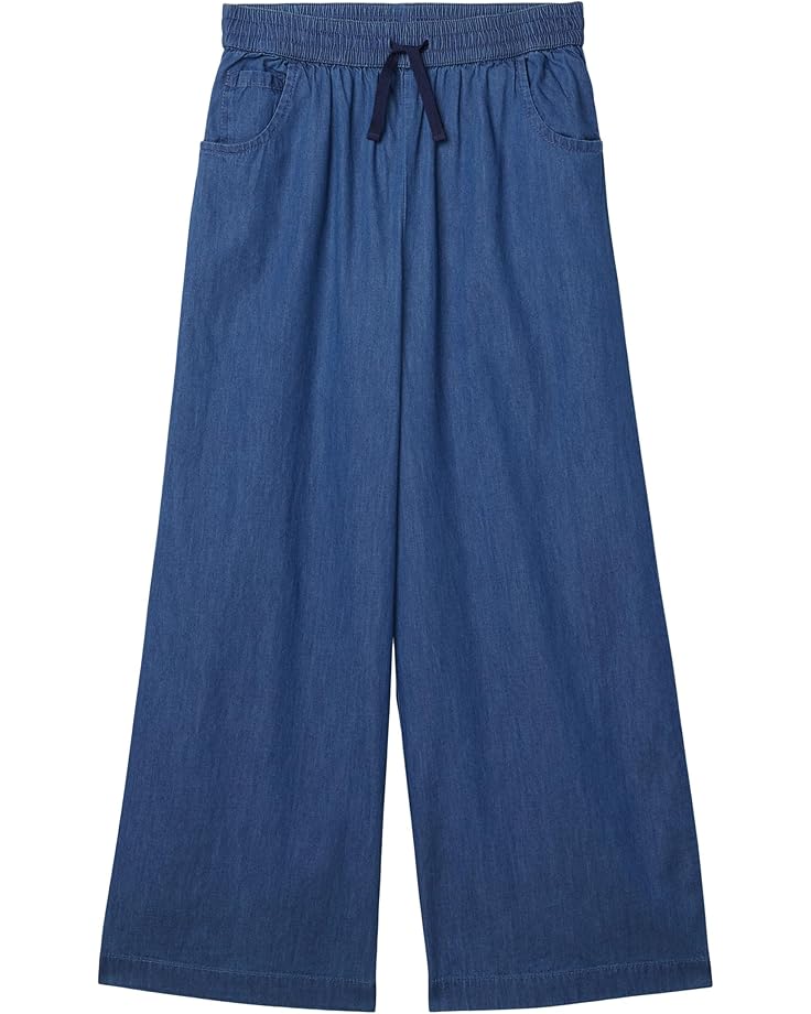 Janie and Jack Chambray Tie Wide Leg Pants (Toddler/Little Kid/Big Kid) - Main View