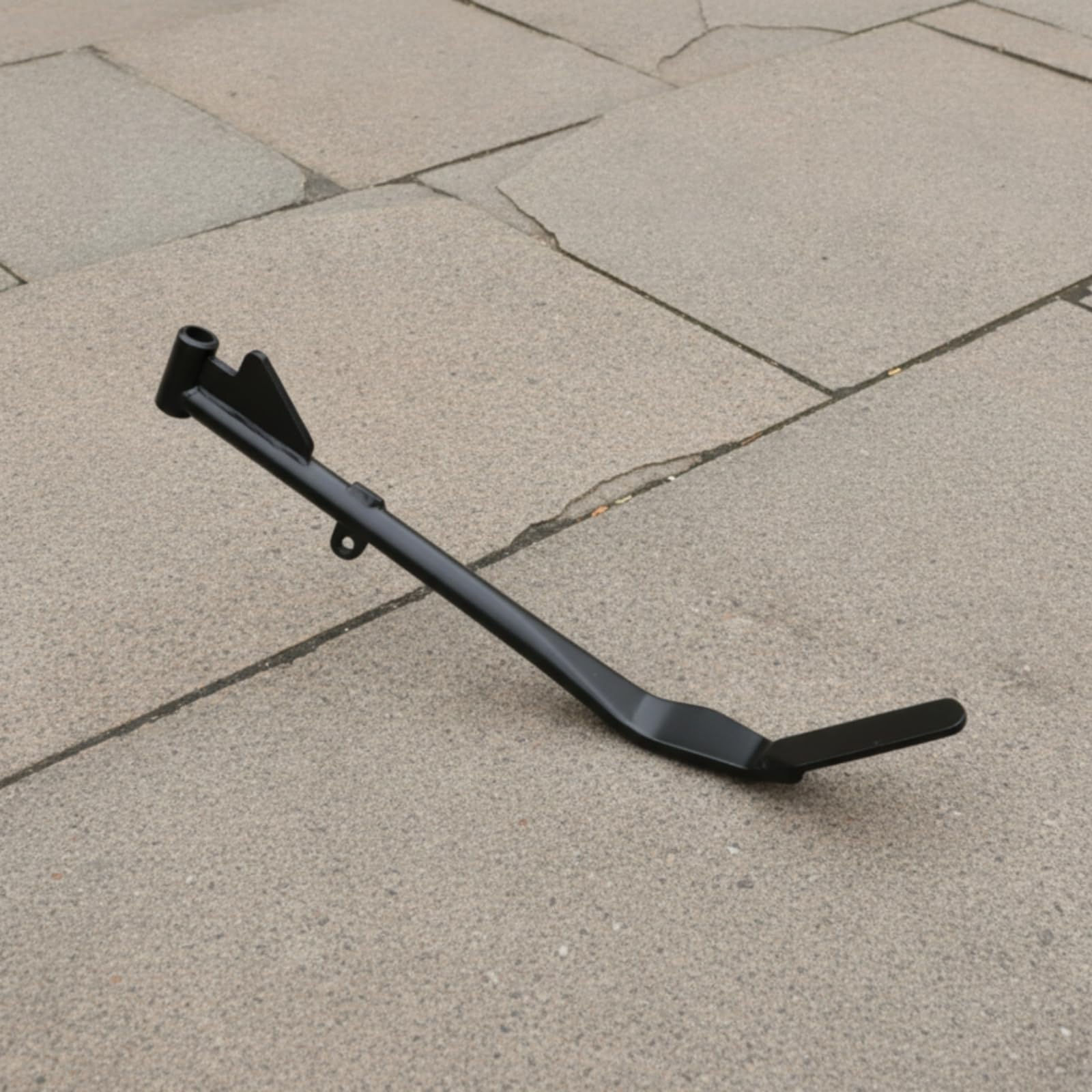 Soporte Lateral para Motocicleta Caballete Pata Béquille Base Estable Metal Reemplazo Compatible Sport Bike Adecuado para Estacionamiento Diario Taller