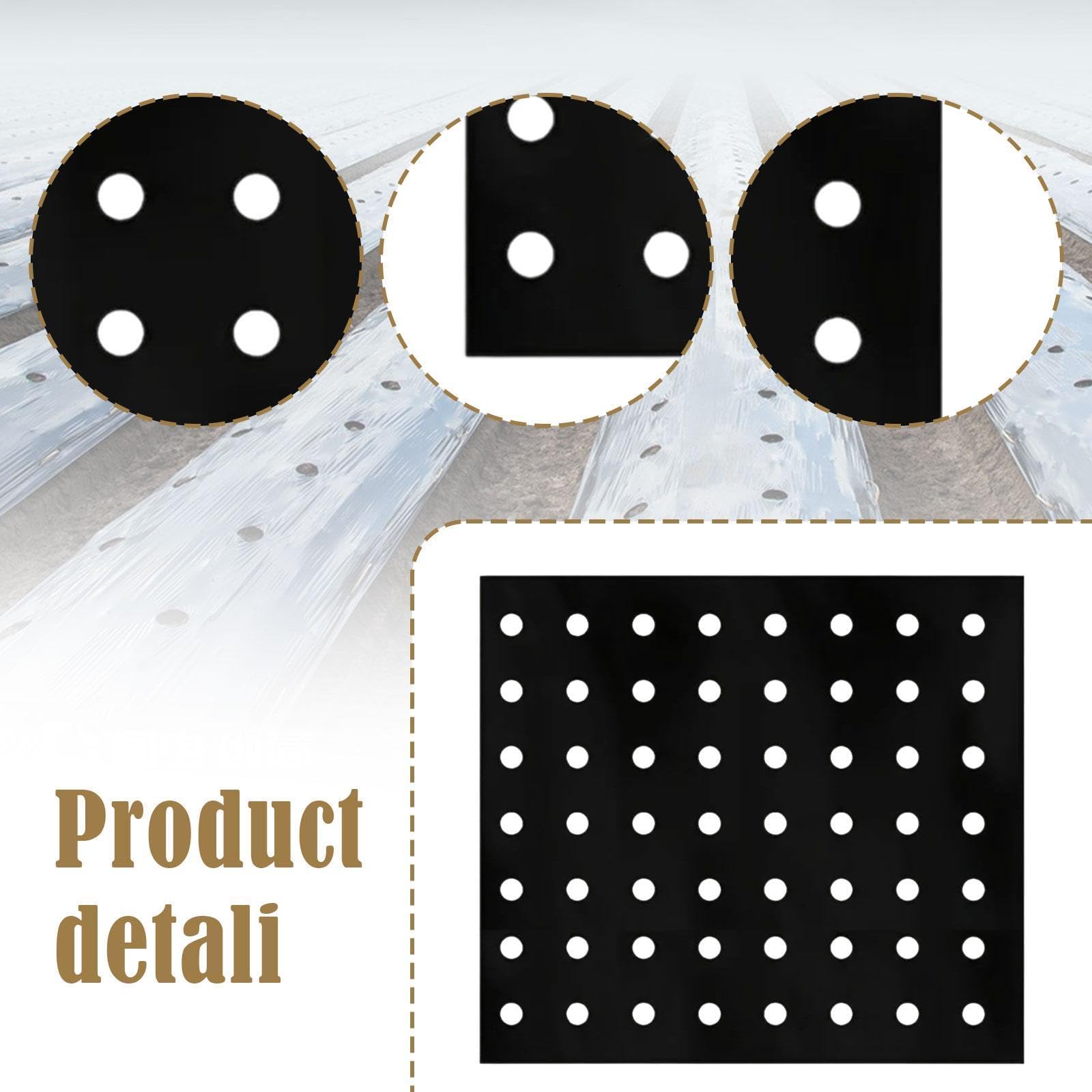 Black Pe Mulch Film Crops Film Moisture Temperature Maintaining Weed Barrier Block Mulch for Potato Garden