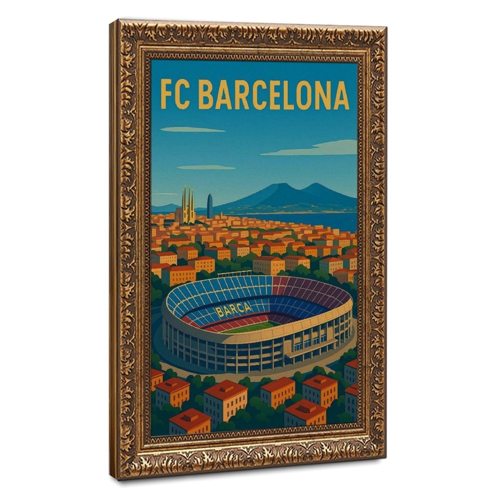 Bareronor Camp Nou Stadium Poster Canvas Poster for Bedroom Decor Gift
