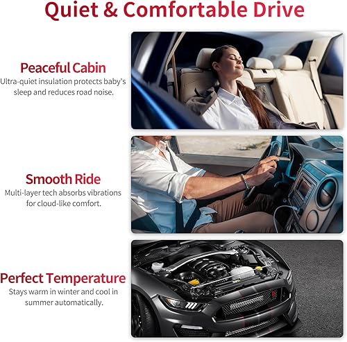 Miniatura 9 de Material de muerte de sonido para automóviles, 15.512 in (0.394 in) 36.94 pies cuadrados - Aislamiento de ruido automotriz y material de