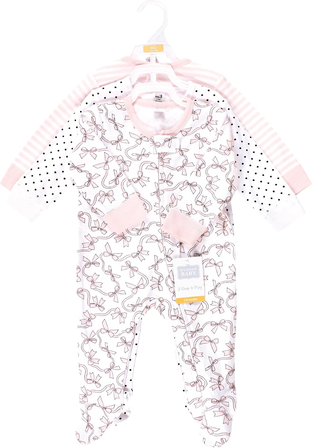 Hudson Baby Unisex Baby Cotton Sleep and Play