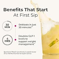 Vista 5 de Flatter Me Fiber GLP-1 Booster – Fiber Supplement for Women & Men, Prebiotics & Enzymes for Weight Support, Reduce Bloating, Double GLP-1 Levels