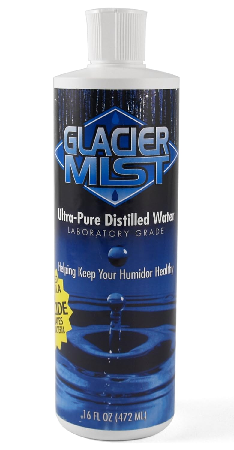 Glacier Mist Distilled Water Humidor Solution 16 Ounce Amazon.in