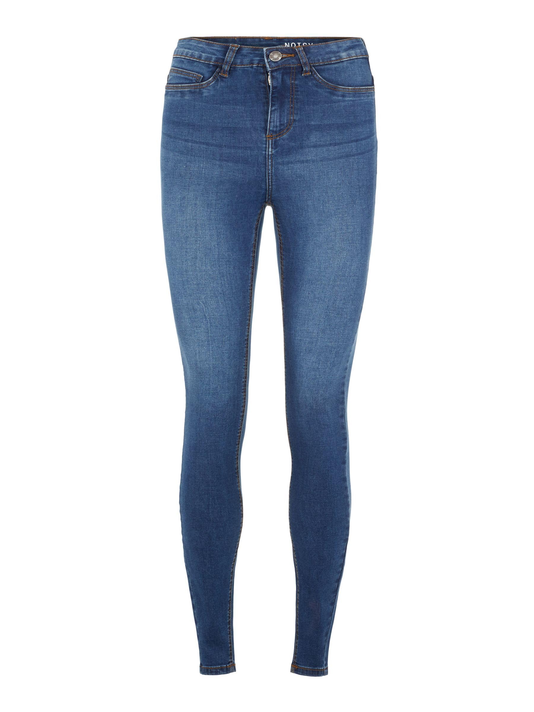 Noisy May NOS DE Women's Nmcallie Hw Skinny Jeans Vi021mb Noos Skinny Jeans Not Applicable, Blue (Medium Blue Denim Medium Blue Denim), 34 /L32 (Manufacturer Size: 26)