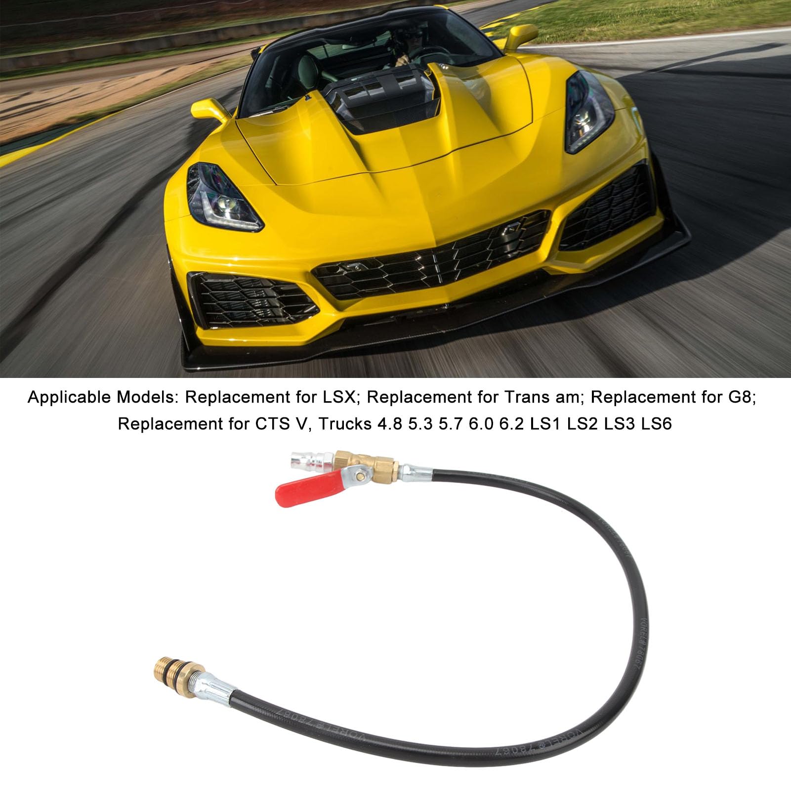 Psytfei Engines Valve Spring Compressor Tool Air Valve Holder Pressure Pipe Cylinder Leakage Testing Assistant Tool Heavy Duty for LS1 LS2 LS3 LS6