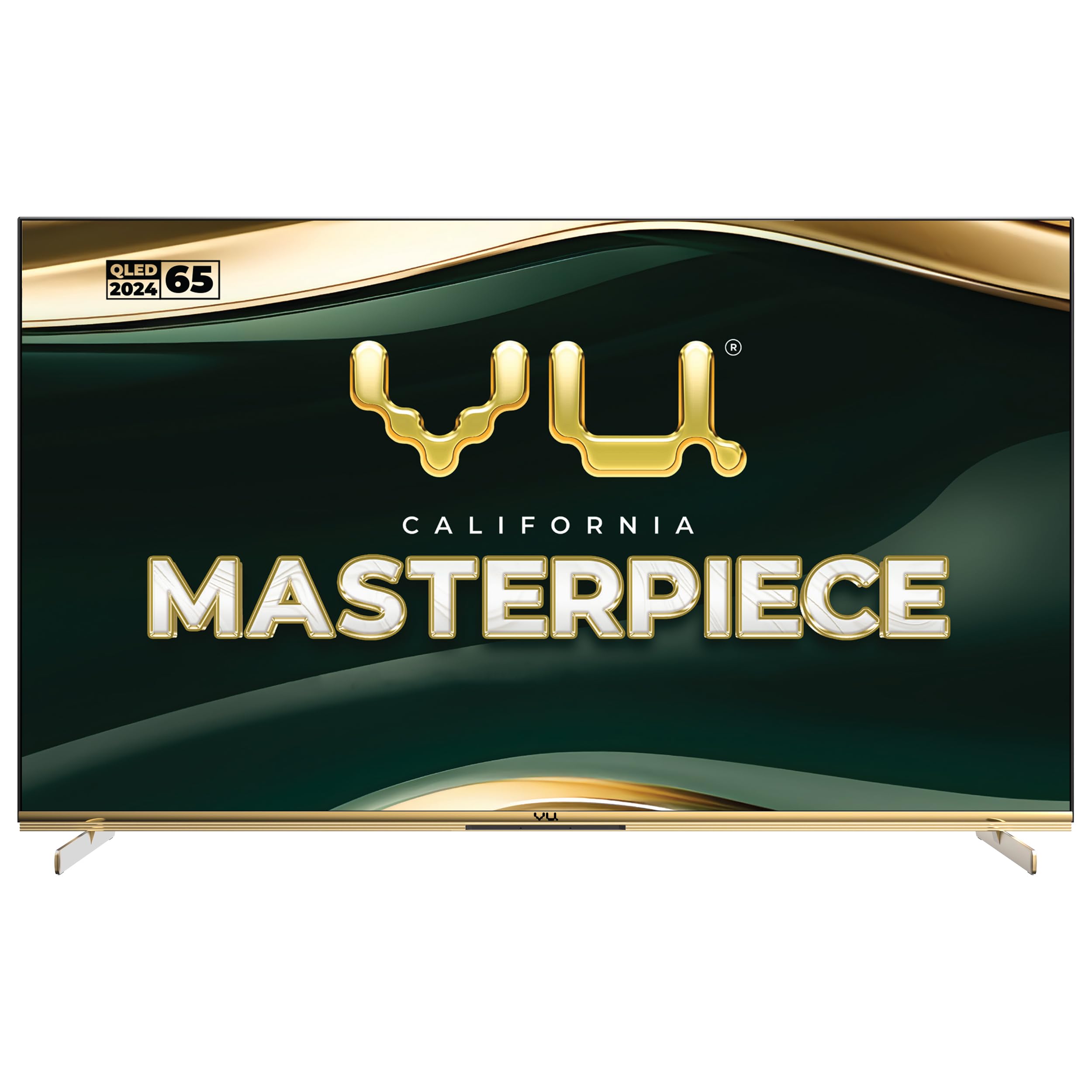 Vu 164cm (65 inches) Masterpiece Frame Series 4K QLED TV 65MASTERPIECE (Armani Gold) (B0DH89V5SH) Amazon Price History, Amazon Price Tracker