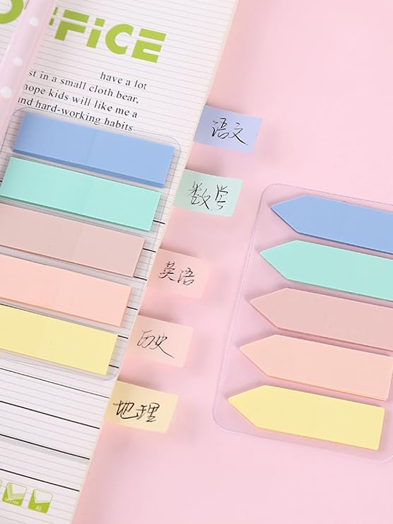 Sticky Notes Şeffaf Renkli Yapışkan Not Kağıtları Film İndeks (Renk 3)
