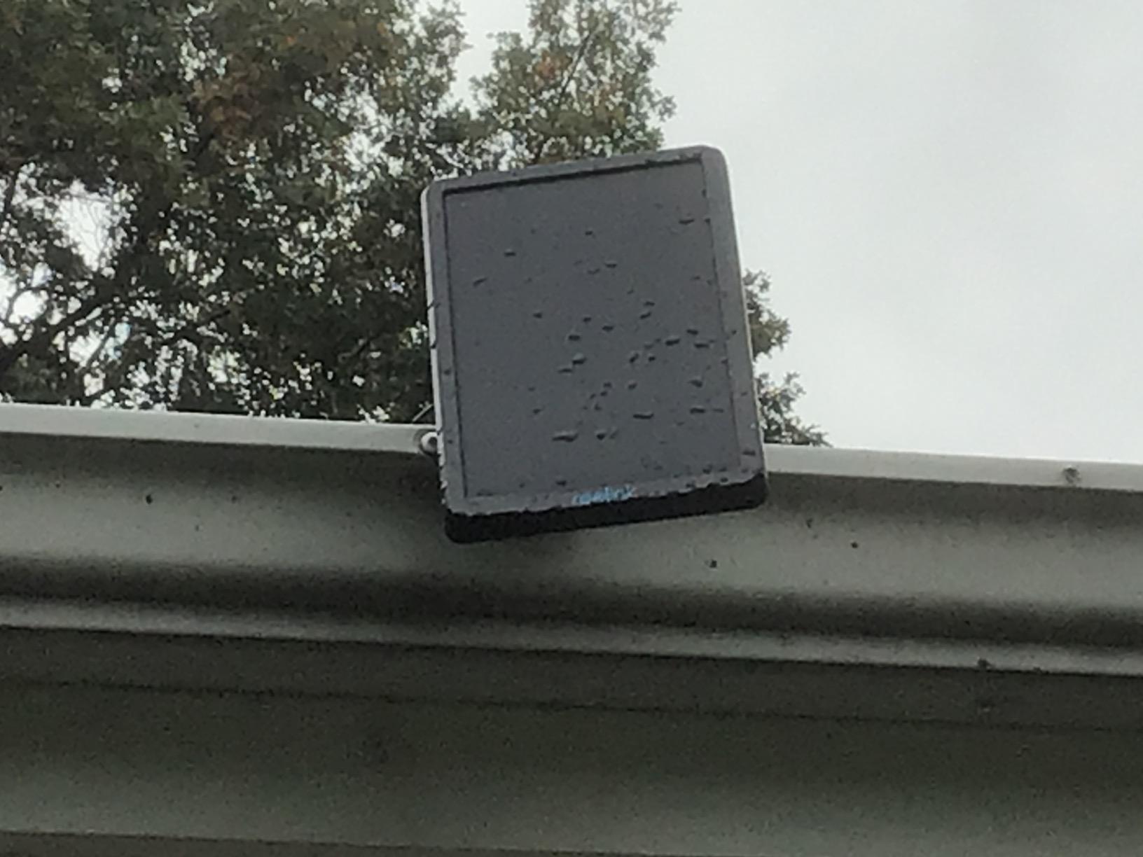 The Reolink solar panel keeps my Reolink Argus PT camera charged