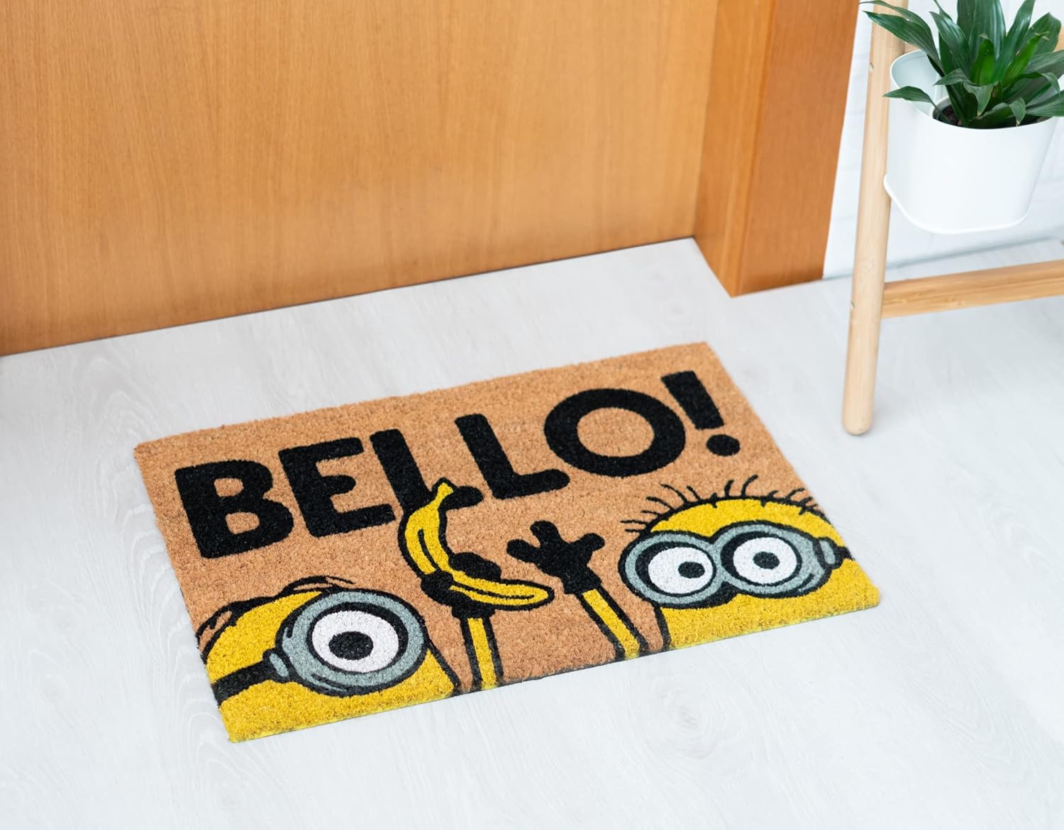 Grupo Erik, Minions Doormat Made with a Non-Slip PVC Base, 40 x 60 cm