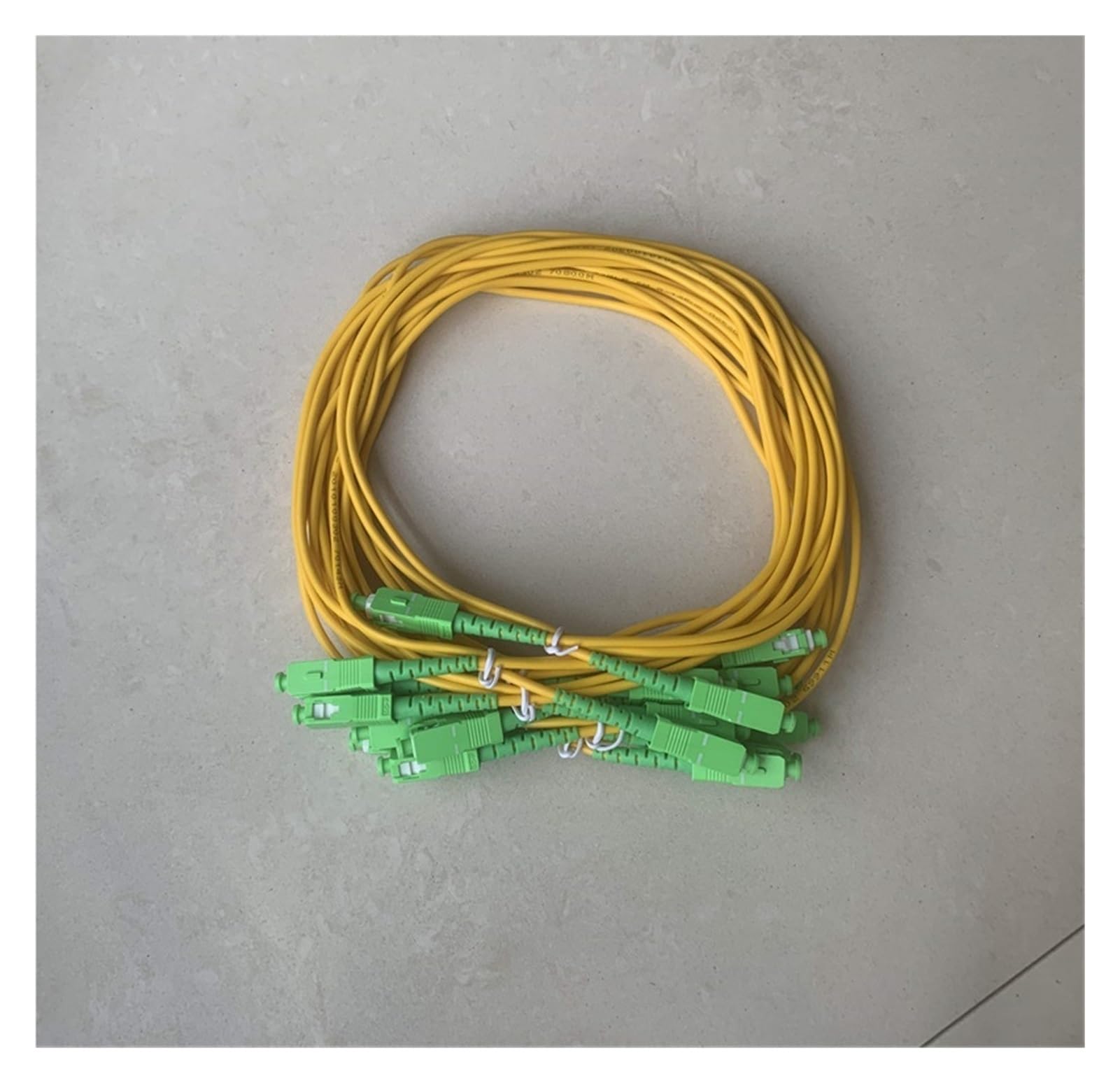 Lot de 10 câbles de raccordement SC-SC SM SX 1-20 m SC/A-SC/A SC-SC/A for Fibre Optique monomode FTTH(10M,SCA-SC)