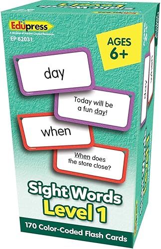 Tarjetas Flash Edupress Sight Words - Nivel 1