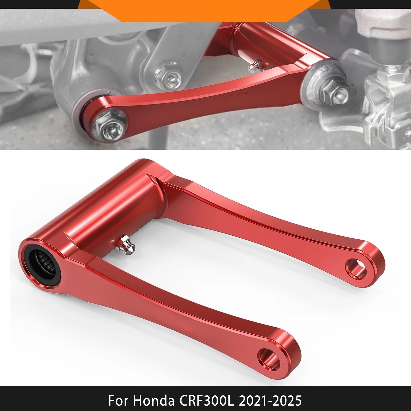 Bieletas de Descenso Ajuste para Honda CRF300L 2021-2025 CRF 300L Rally 2021-2025 2024 1,75 Kit de Enlace de Bajada 52475-K1T-E10 Bieletas Descenso Trasero