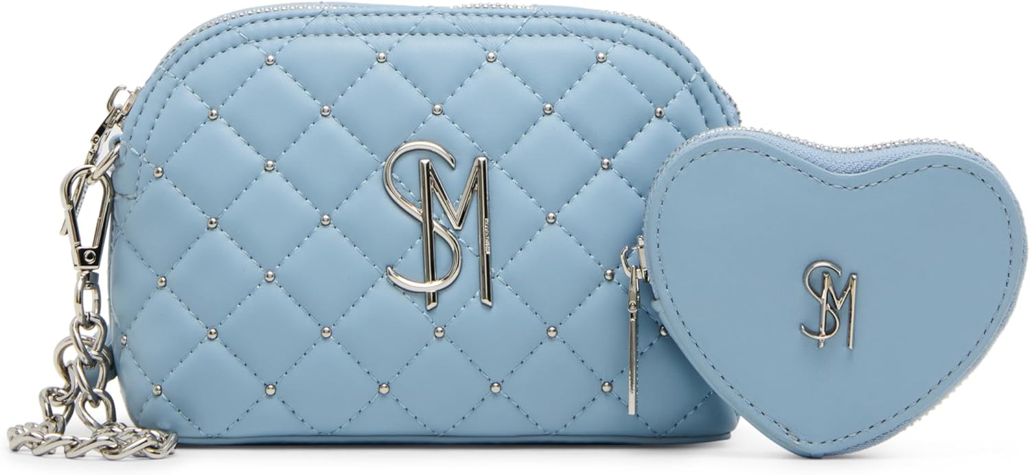 Steve Madden womens Steve Madden Bmaggs Mini Quilted Dome Crossbody