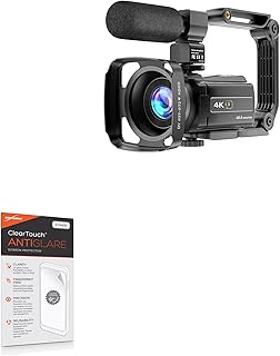 BoxWave Screen Protector Compatible with MIRWHAPNG 4K Video Camera Camcorder (3 in) - ClearTouch Anti-Glare (2-Pack), Anti-Fingerprint Matte Film Skin