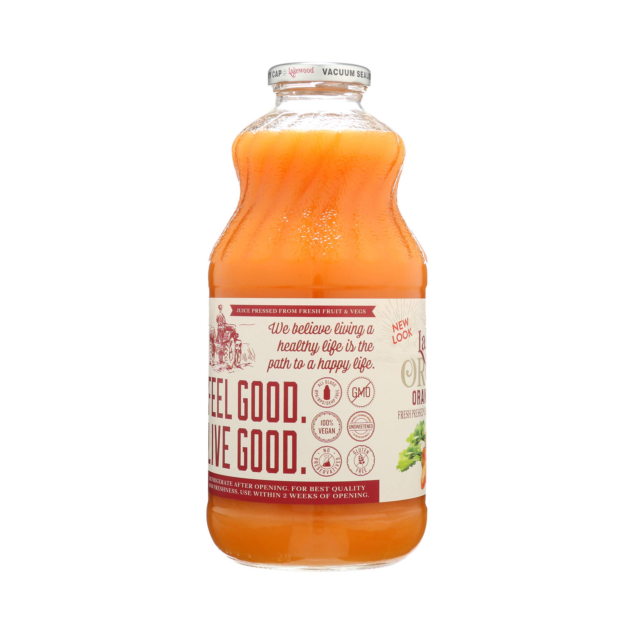 Amazon.com : Lakewood Organic Fresh Blends Orange & Carrot (1 X 32