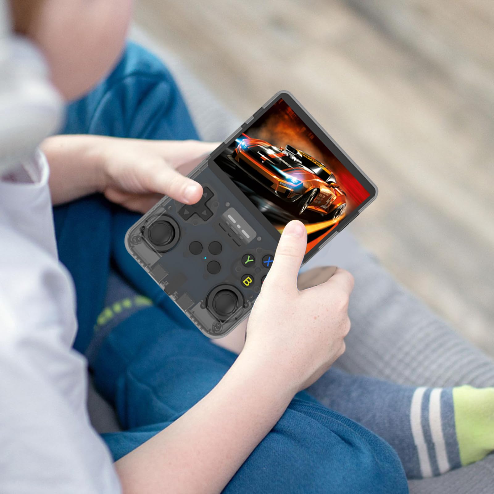 Mini retrò – Console video portatile, di ricaricabile | dispositivo di intrattenimento portatile | per adolescenti adulti viaggio scuola casa festa riunioni libero sessioni
