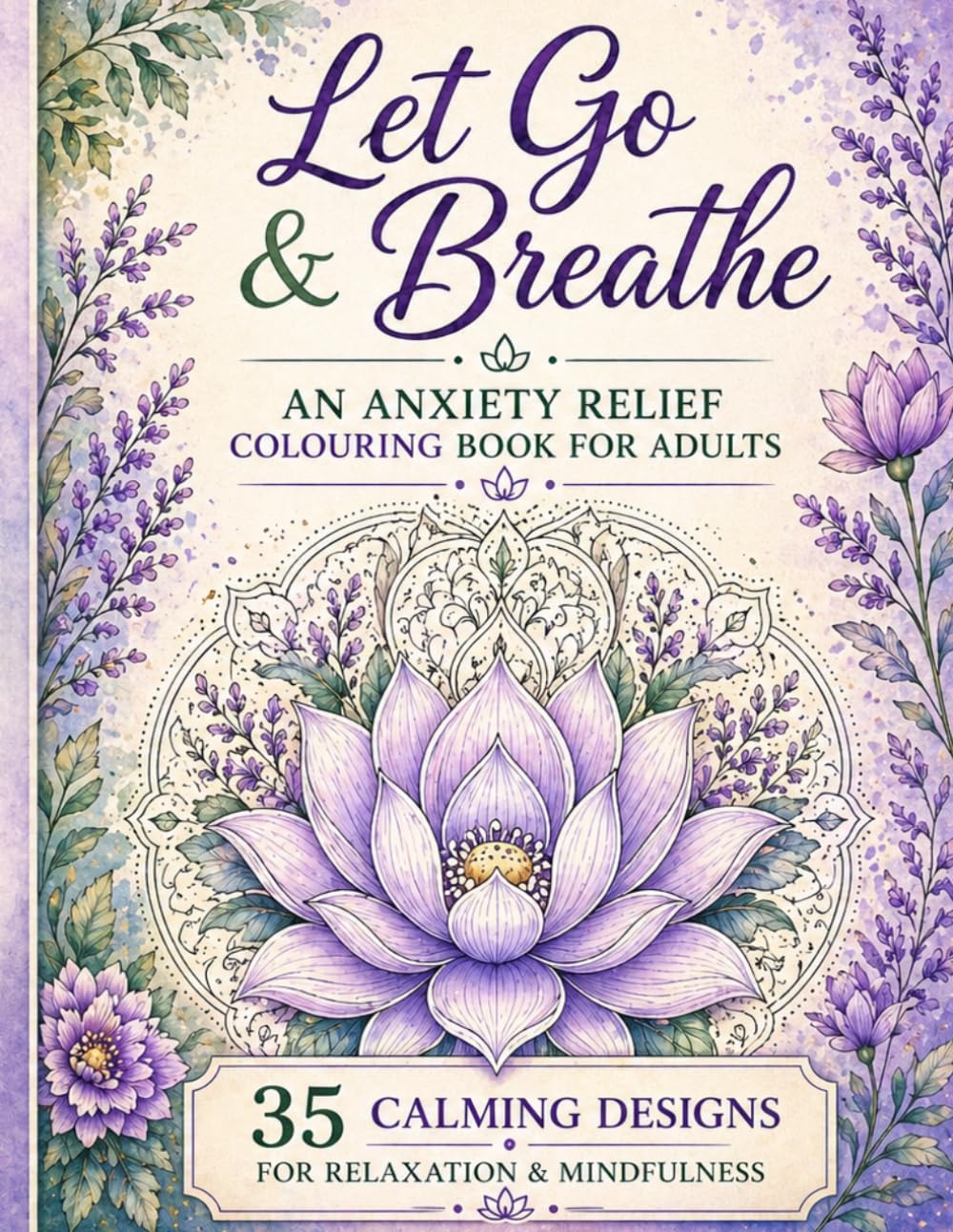 Let Go & Breathe: AN ANXIETY RELIEF COLOURING BOOK FOR ADULTS