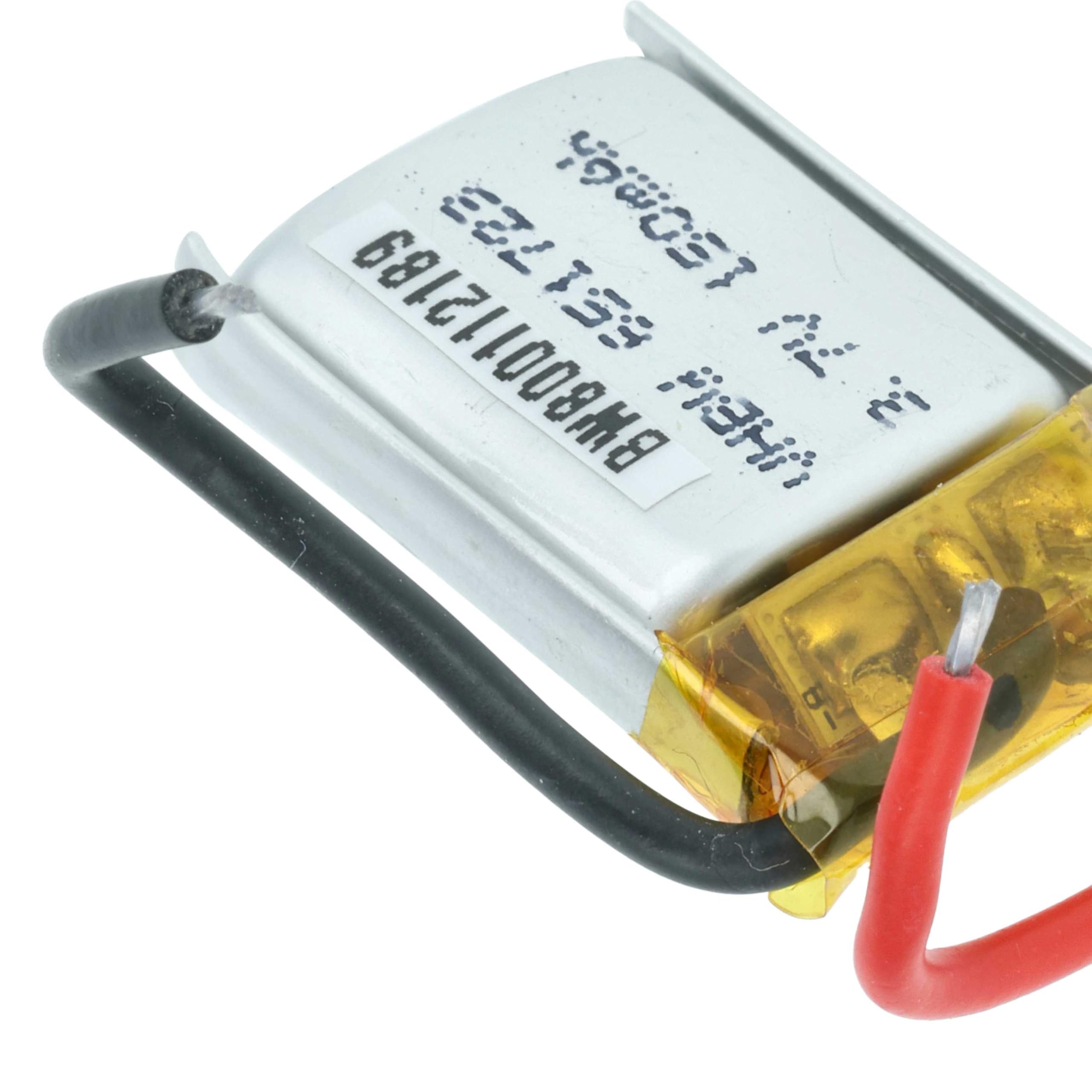 vhbw 10 x akumulator do modelarstwa, np. Racing Car | Helikopter, samolot (150 mAh, 3,7 V, litowo-polimerowy, 25 x 17,5 x 7,6 mm, 2-pinowy Walkera)