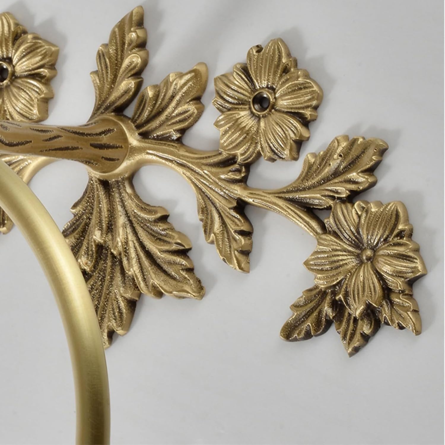 Brass Bird Antique Towel Ring, Retro Towel Holder Bathroom Accessories, Vintage Wall Mounted Hand Towel Holder, Heavy Duty Towel Hanger